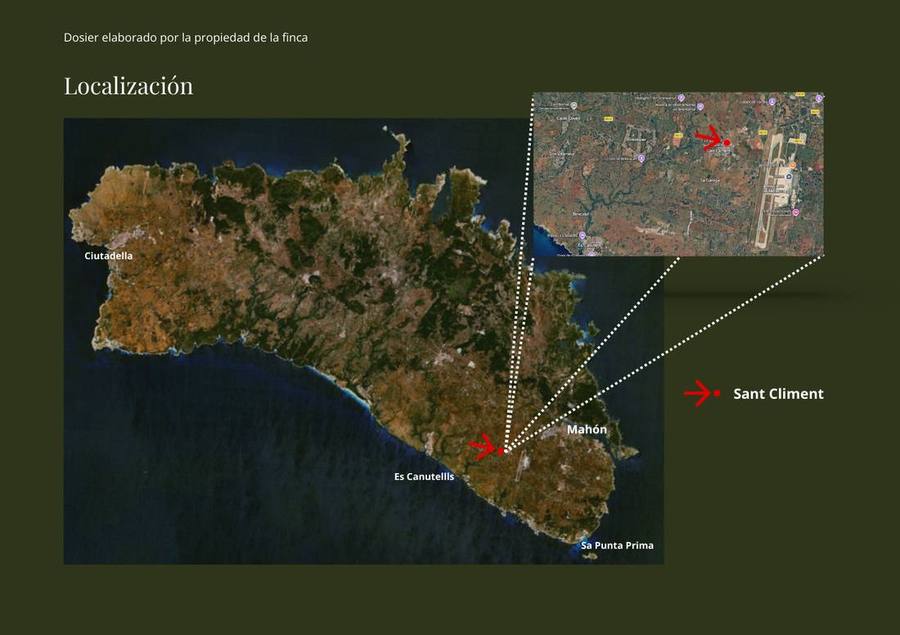 Mapa localización Finca S'Espinal